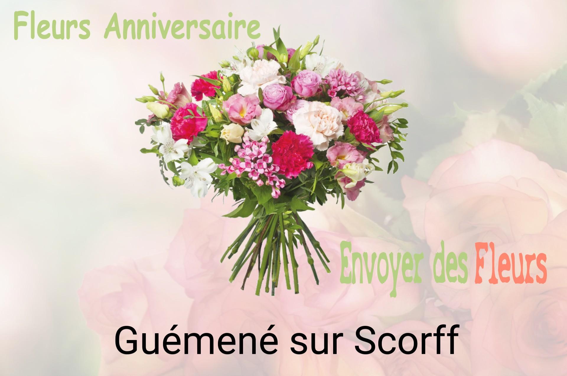 Bouquet de fleurs d’anniversaire livré à Guémené-sur-Scorff